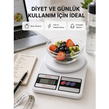 Techora Sale Taşınabilir Hassas Tartı – 5kg Kapasite, 1g Ölçüm, Gram ve Ons Desteği Yeni Nesil
