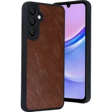 Eseno Select Galaxy A57 5g ile Uyumlu Aras Deri Dokulu Kamera Korumalı Telefon Kılıfı Taba