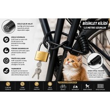 Beneficio Çelik Halatlı E Scooter Kilidi Bisiklet Kilidi Güvenlik Kilidi