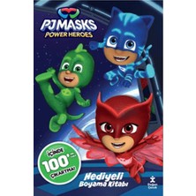Doğan Çocuk Pj Masks 100+ Çıkartma Hediyeli Boyama Kitabı