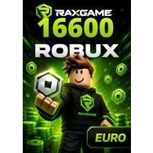 Nagazi Roblox Robux 16600 Dijital Kod - Euro (Eur) Bakiye, Tr Hesap Uyumlu (Eur Para Birimli Roblox Hesapları), Hızlı Dijital Teslimat