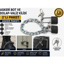 Beneficio Öğrenci Yurdu Dolap Kilidi | Çelik Zincirli Asma Kilit | Valiz, Bavul ve Çanta Güvenlik Kilidi