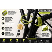 Beneficio Çelik Halatlı E Scooter Kilidi Bisiklet Kilidi Güvenlik Kilidi