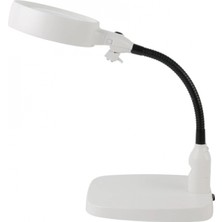 Hace Bazaar Masaüstü 10X LED Işıklı Büyüteç Okuma El Sanatları Onarım Büyüteç 7765