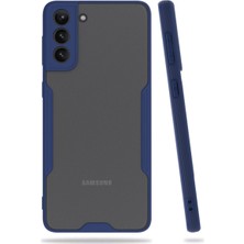 Evimdeyokyok Samsung Galaxy S21 Plus Kılıf Platin Silikon - Lacivert