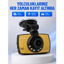 HERŞEYBURDAMODA Full Araç Kamerası G Sensor Gece Görüşlü Dash Cam
