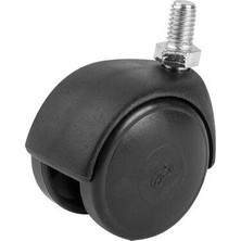 Erect ERC-438 Çiftli Plastik Teker 50MM 3/8 Civatalı