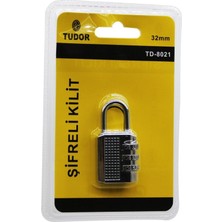 Tudor TD-8021 Asma Kilit 32MM Şifreli