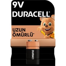 Duracell Pil 9VOLT Tekli