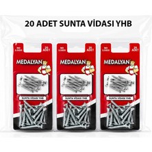 Medalyan Dl-03 Sunta Vidası 20 Adet 3.5X35