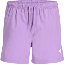 Jack & Jones Jack Jones Jpstmauı Tropıc Solıd Swım Shorts Reg Sn Erkek Mor Deniz Şortu 12291385-19