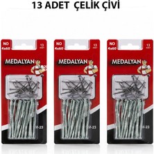Medalyan Dl-23 Çelik Çivi 4X60 13 Adet Beton