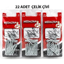 Medalyan Dl-21 Çelik Çivi 4X40 22 Adet Beton