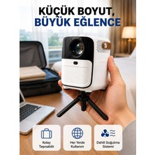 Epilons Ultra Hd Çözünürlüklü Taşınabilir Projektör – 1920X1080 Piksel Görüntü Kalitesi Yeni Nesil