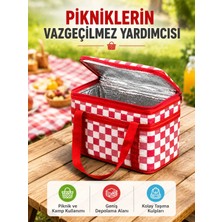 Hsc Bilişim 25 Litre Geniş Hacimli Termos Çanta Dayanıklı Fermuarlı Isı Korumalı Taşıma Çantası