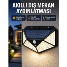 Epilons Solar Güçlü 100 LED Bahçe Lambası – Enerji Tasarruflu, Suya Dayanıklı ve Geniş Açılı Işık