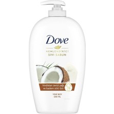 Dove Nemlendirici Sıvı Sabun Hindistan Cevizi Yağı & Badem Sütü 450 ml (8'li Paket)