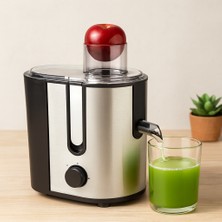 Ozkr Store 600W Katı Meyve Sıkacağı - 1250ML Posalı, 450ML Hazneli