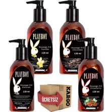 Medigeni Playboy Massage Oil 120 ml 4 Çeşit Vücut Masaj Yağı