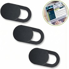 Ozkr Store 3’lü Webcam Kapatıcı – Laptop, Tablet ve Telefon Uyumlu Gizlilik Kamera Kapağı (Plastik)