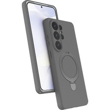 Ozkr Store Samsung Galaxy S26 Ultra Regal Magsafe Standlı Kapak - Titan Gri