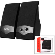 Ozkr Store Snopy Sn-84 USB 2.0 Multimedya 1+1 Hoparlör Speakaer Set 4W