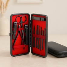Ozkr Store 12 Parçalı Manikür Pedikür Seti Siyah Çantalı