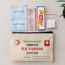 Ozkr Store Bez Çantalı 19 Parça Öğrenci Ilk Yardım Seti