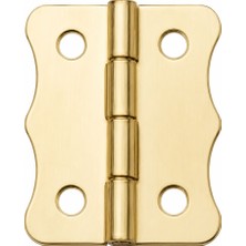 Skygo Sarı 100 Adet Papatya Menteşe Düz 36X24 mm - Dekoratif Çerçeve Fener Sandık Kutu Menteşesi