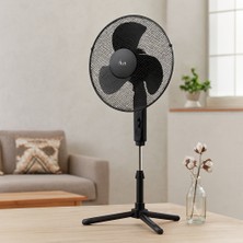 Ozkr Store 16\" (41 Cm) Teleskopik Katlanır Ayaklı Vantilatör - Metal Kafes, 3 Kademe