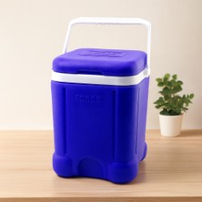 Ozkr Store 20L Mavi Kare Plastik Buzluk - Taşıma Kulplu