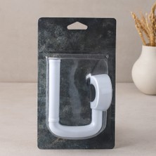 Ozkr Store Beyaz Plastik Tuvalet Kağıtlığı (Yapışkanlı & Vidalı) -