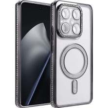Ozkr Store Xiaomi Mi 15T Pro Joke Simli Magneticsafe Kılıf - Siyah