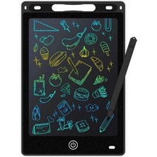 Mabelme Store 20 Inc Renkli LCD Grafik Dijital Kalemli Çizim Tableti Yazı Tahta Not Yazma Eğitim Tableti Siyah