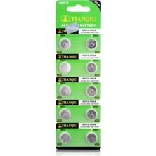 Mabelme Store Tıanqıu AG10 LR1130/389 Alkalin 10'lu Düğme Pil