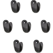 Ozkr Store Büyük Tekli Fincan Askı, Dekor Askısı - Siyah, 12X23X30 mm
