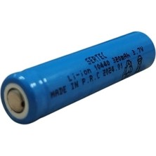 Ozkr Store Sertec 3.7V Li-Ion 10440 - 320 Mah 1c Şarjlı Pil