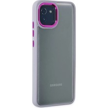 Ozkr Store Samsung Galaxy A03 Kılıf Dora Kapak - Lila
