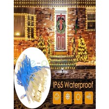 Ozkr Store 10M 100 LED IP65 Dış Mekan LED Işık Beyaz Kablo