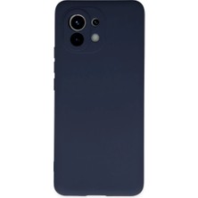 Ozkr Store Xiaomi Mi 11 Kılıf Nano Içi Kadife Silikon - Lacivert