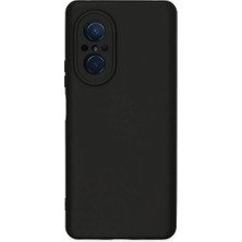 Ozkr Store Huawei Nova 9 Se Kılıf Nano Içi Kadife Silikon - Siyah