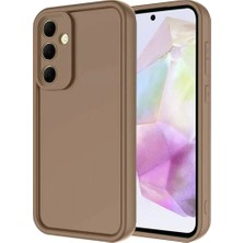 Mey İthalat Mey Ithalat®  Samsung Galaxy A56 Kılıf Viera Silikon - Kahverengi