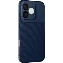 Ozkr Store Huawei Honor 600 Lite Auto Focus Karbon Kapak - Lacivert