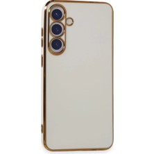 Ozkr Store Samsung Galaxy S24 Kılıf Volet Silikon - Beyaz