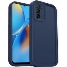 Ozkr Store Oppo A16 Kılıf Viera Silikon - Lacivert