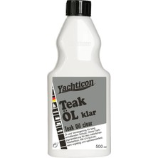 Yachticon - Şeffaf Tik Yağı (500 Ml): Ahşabınızın Doğal Dokusuna Dokunmadan Uv ve Su Kalkanı Oluşturun!