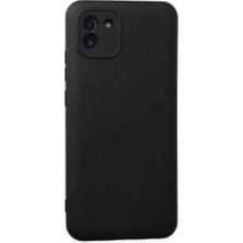 Ozkr Store Samsung Galaxy A03 Kılıf Nano Içi Kadife Silikon - Siyah