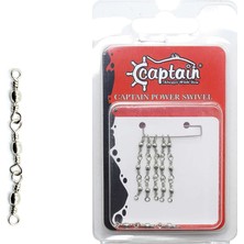 Captain 5100 3 Zincir Fırdöndü 5li Paket Nikel