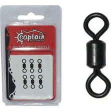 Captain 5006 Rulmanlı Fırdöndü 6lı Paket Mat Black