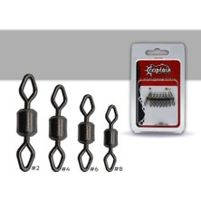 Captain 5080 Elmas Gözlü Fırdöndü 10LU Paket Black Nikel